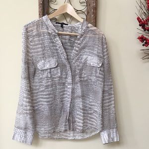 BCBGMAXAZRIA button down Top
